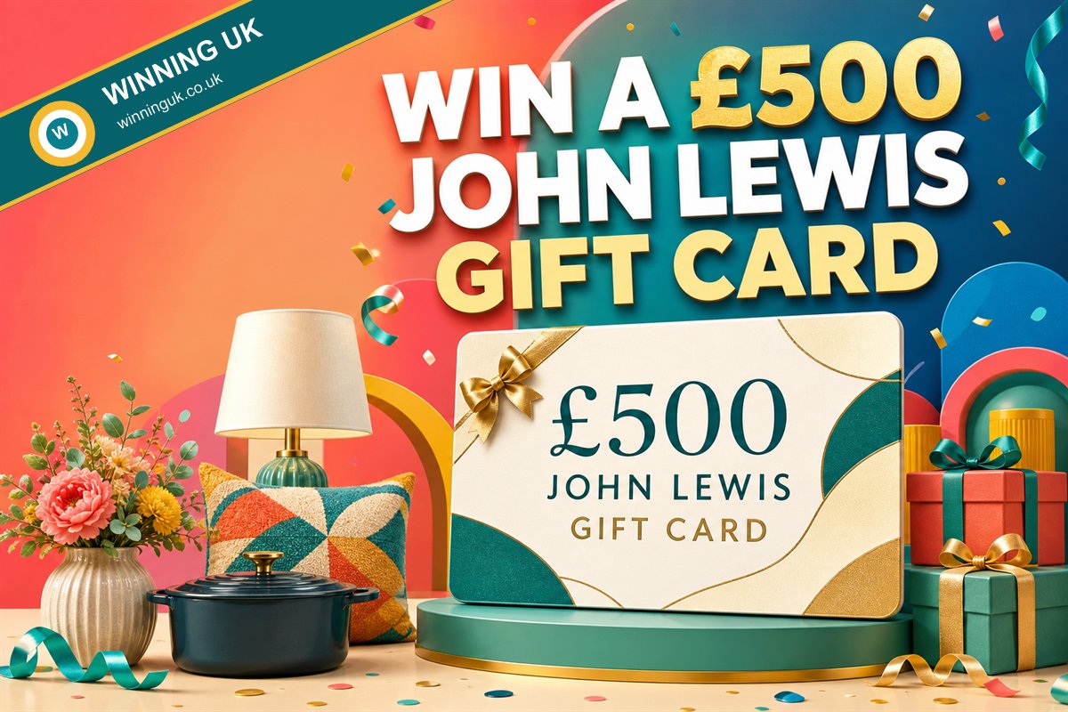 Win a £500 John Lewis Gift Card