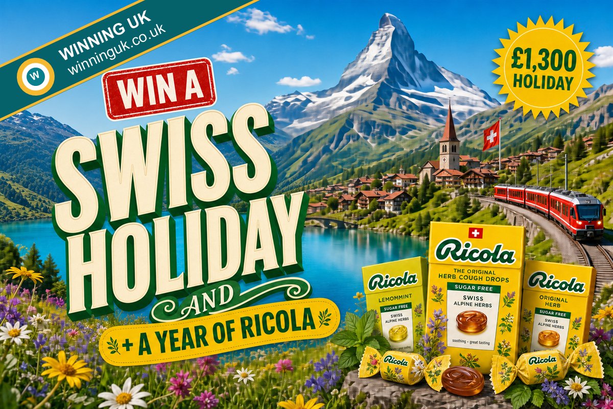 Win a Swiss Holiday and a Year of Ricola