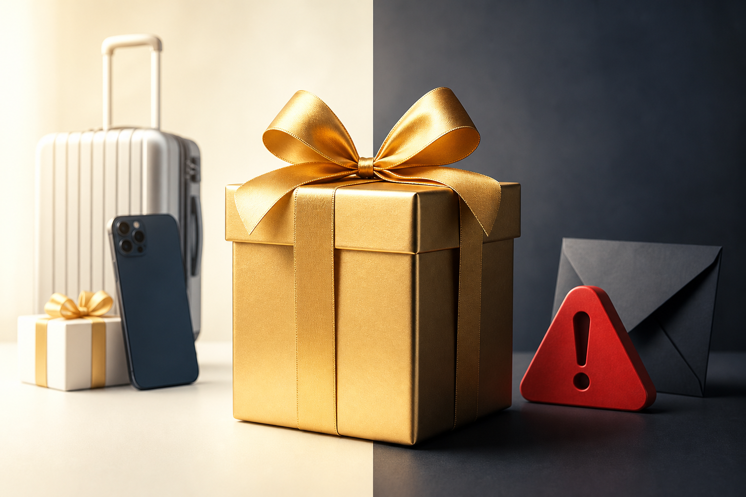 Distinct prize-led competition scene for a UK blog guide