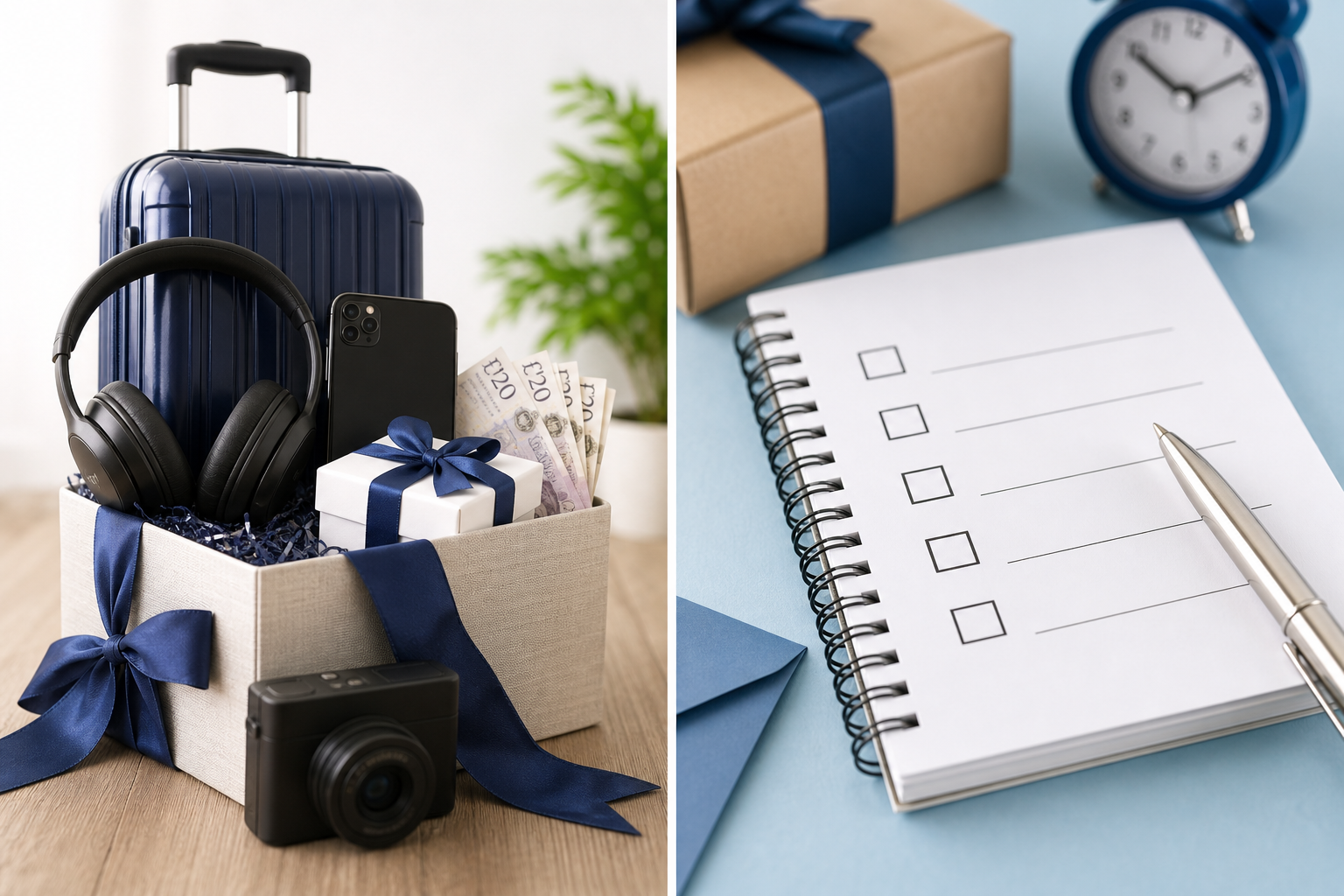 Competition entry checklist with prize notes