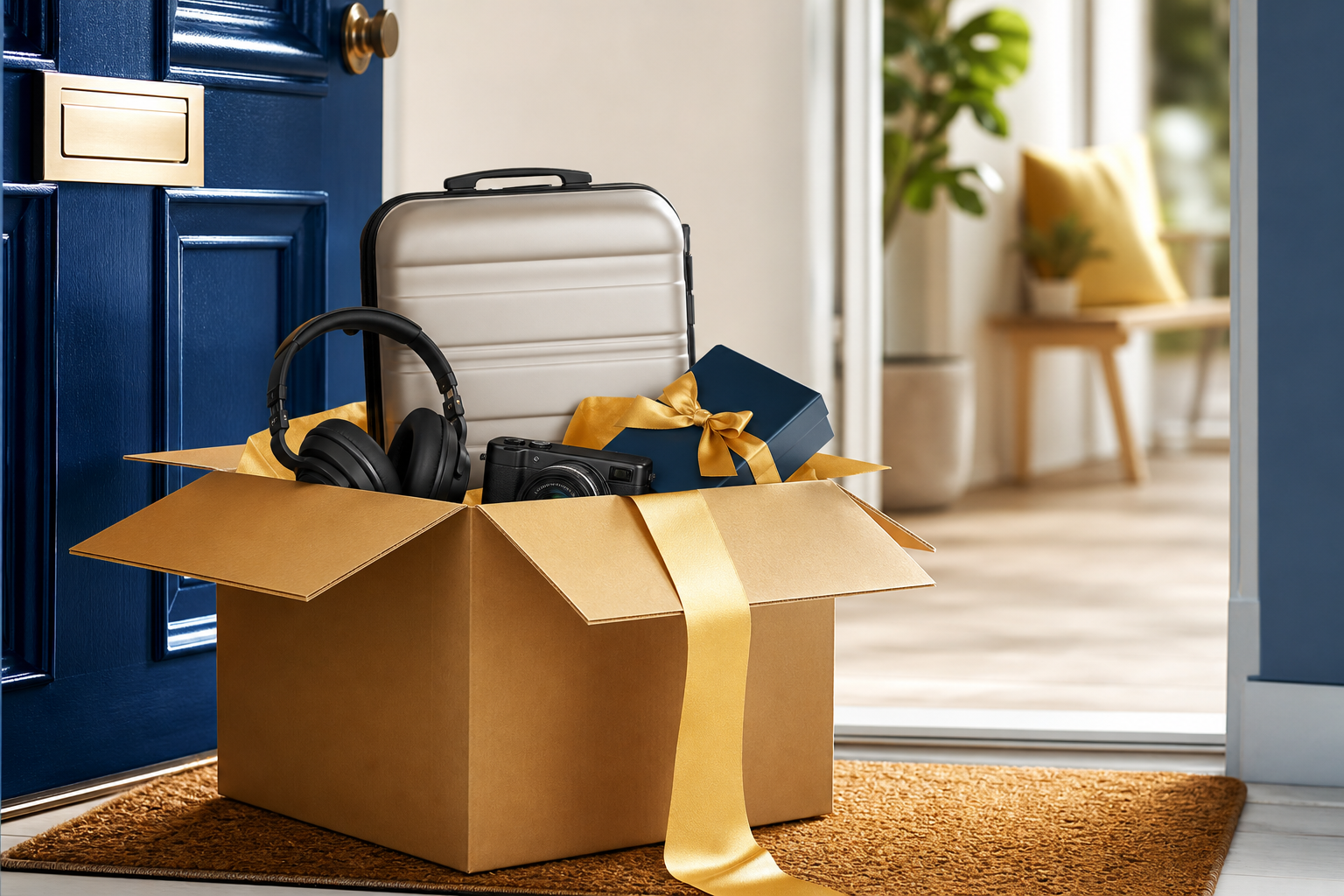 Distinct prize-led competition scene for a UK blog guide