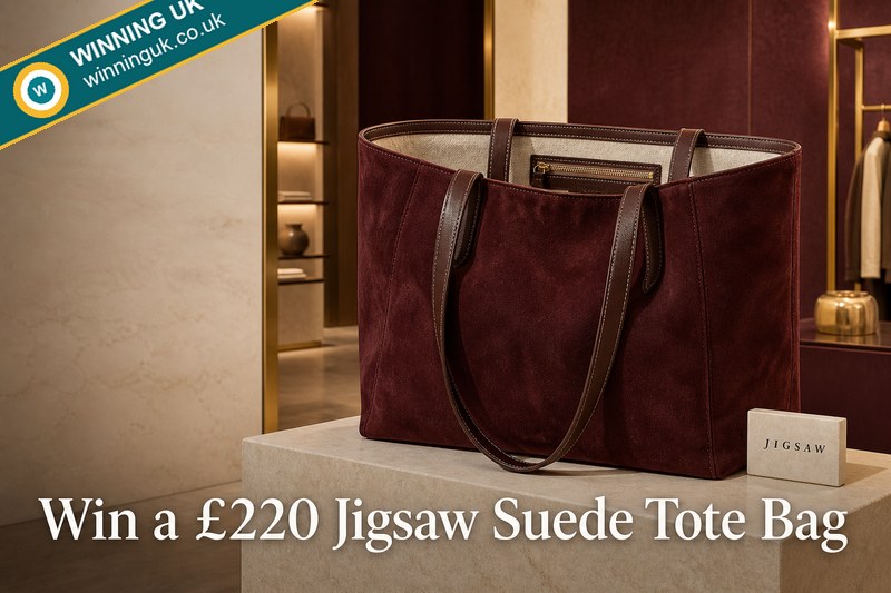Win a £220 Jigsaw Suede Tote Bag